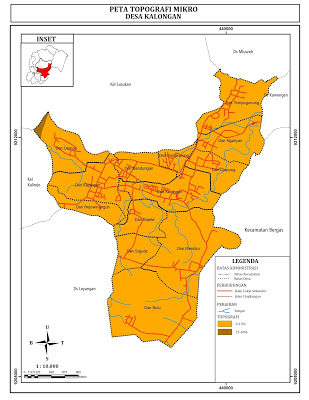 TOPOGRAFI DESA KALONGAN